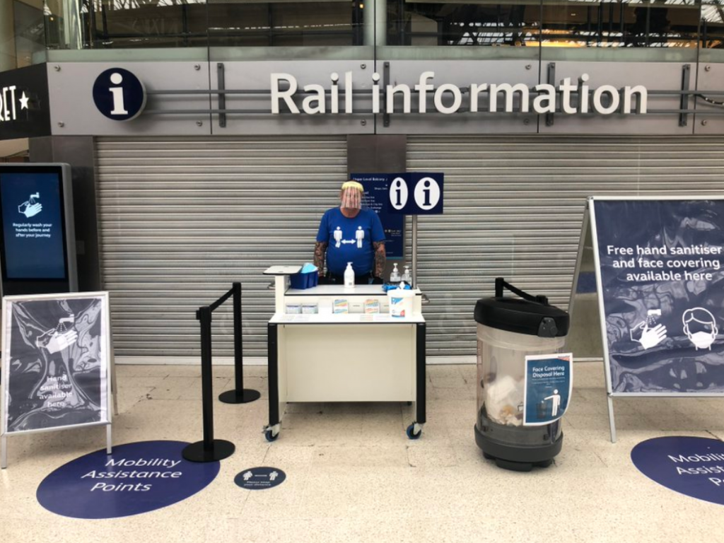 SES Group help provide Information and Cleaning Stations for Network Rail